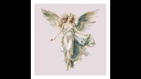 Guardian Angel Cross Stitch Pattern by Welovit | welovit.net | #welovit