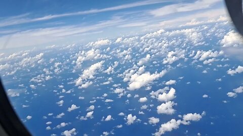 Amazing and attractive clouds on the top of the Indian Ocean!