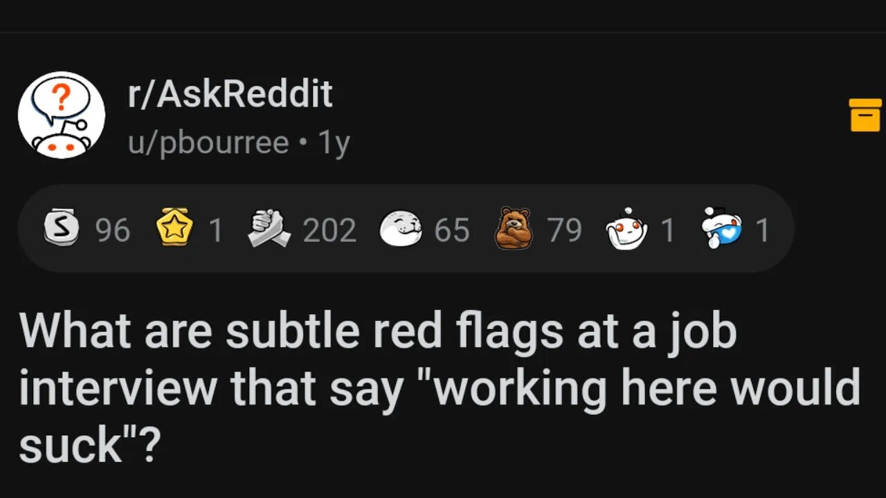 RED-FLAGS IN A JOB INTERVIEW....