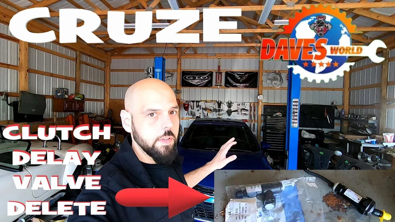 CRUZE clutch delay valve removal Dave's World Project CRUZE Missile