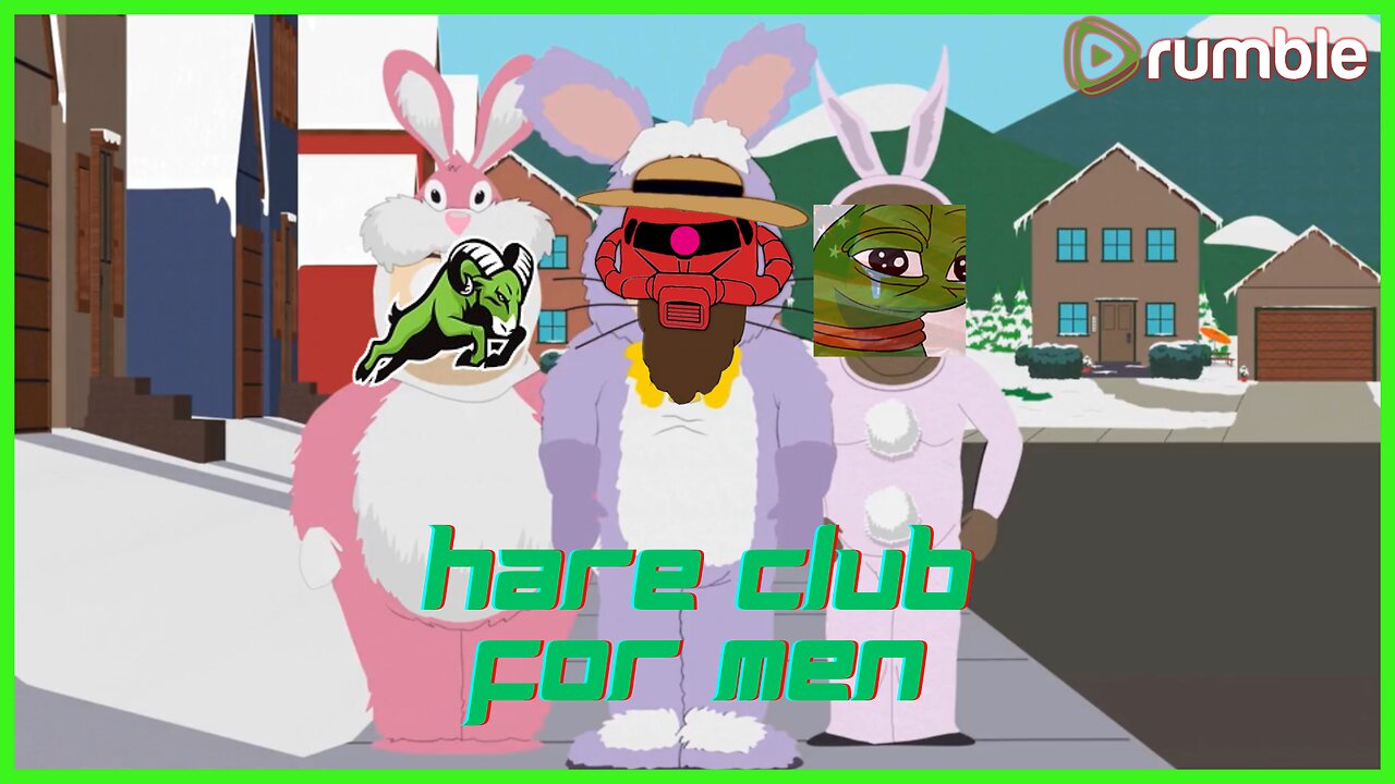 Hare Club for Men - Featuring a Ram and Frog