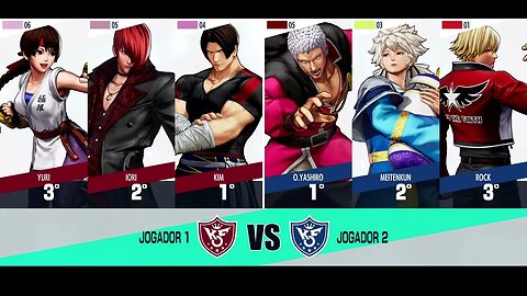 THE KING OF FIGHTERS XV KIM/IORI/YURI VS O.YASHIRO/MEITENKUN/ROCK