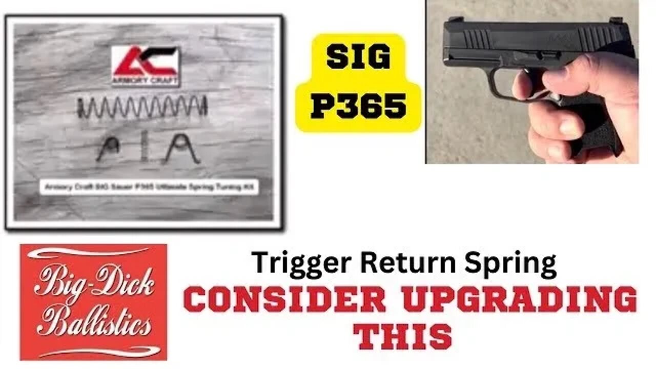 Sig Sauer P365 lifesaving upgrade from Armory Craft!