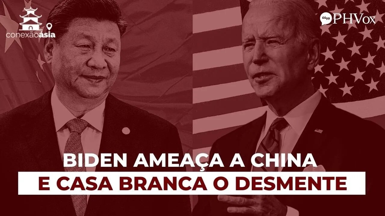 Biden ameaça intervir militarmente contra China