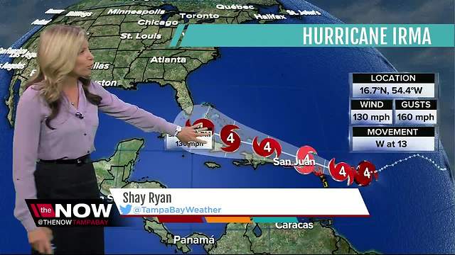 Hurricane Irma Update | Florida’s Most Accurate Forecast with Shay Ryan on Monday at 5PM