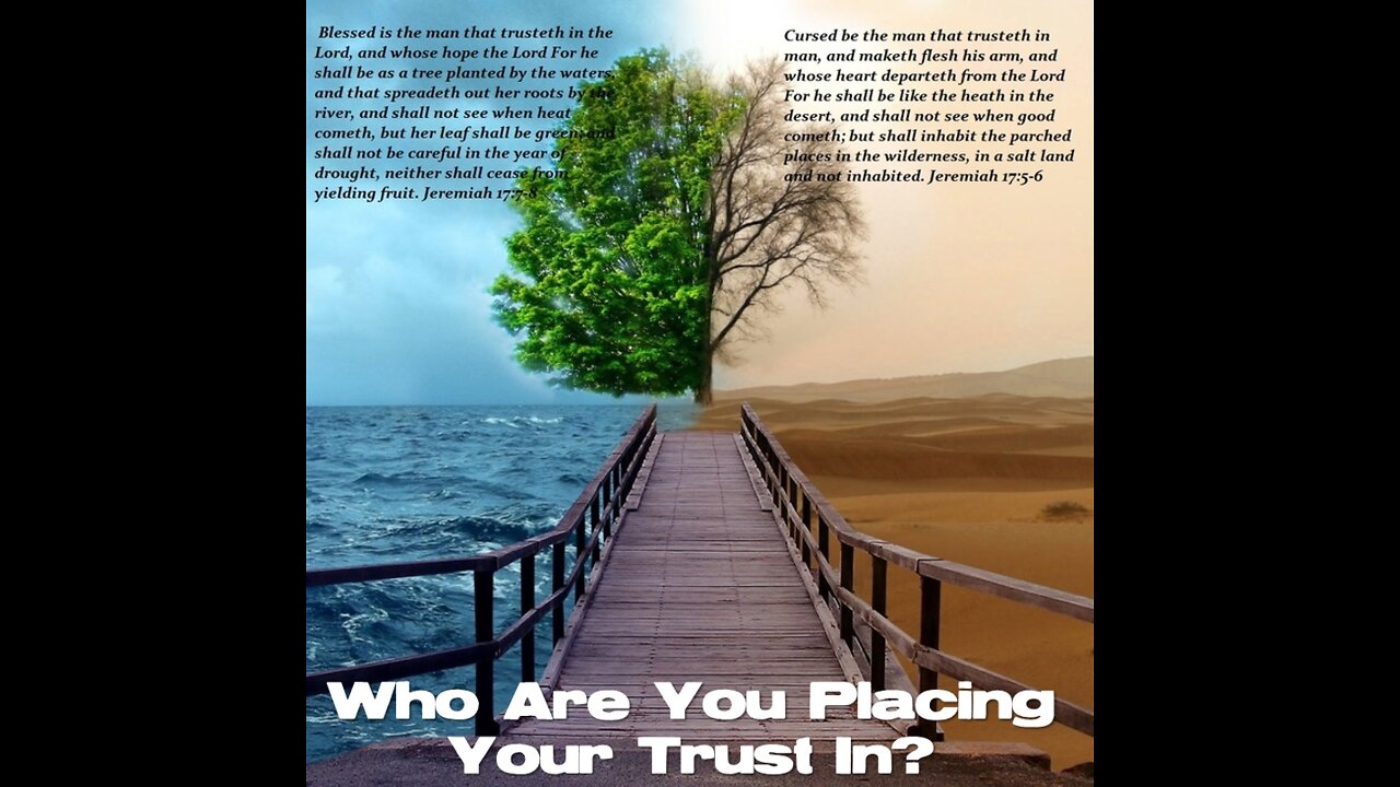 Sunday 10:30am Worship - 9/4/22 - "Who Are You Placing Your Trust In?"