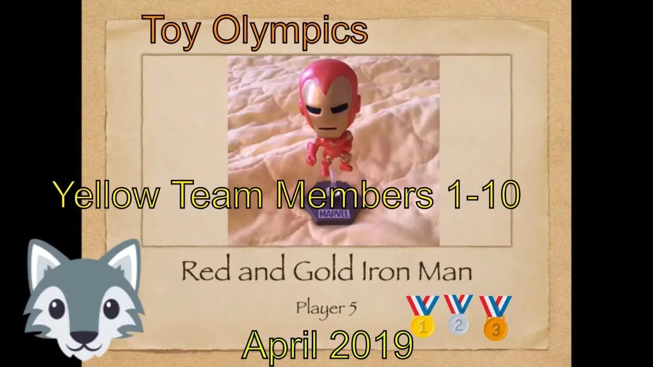 Toy Olympics Yellow Team April 2019! Members 1-10 😎