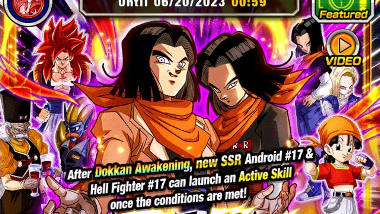 Dokkan Battle Global 17 Ticket Shaft