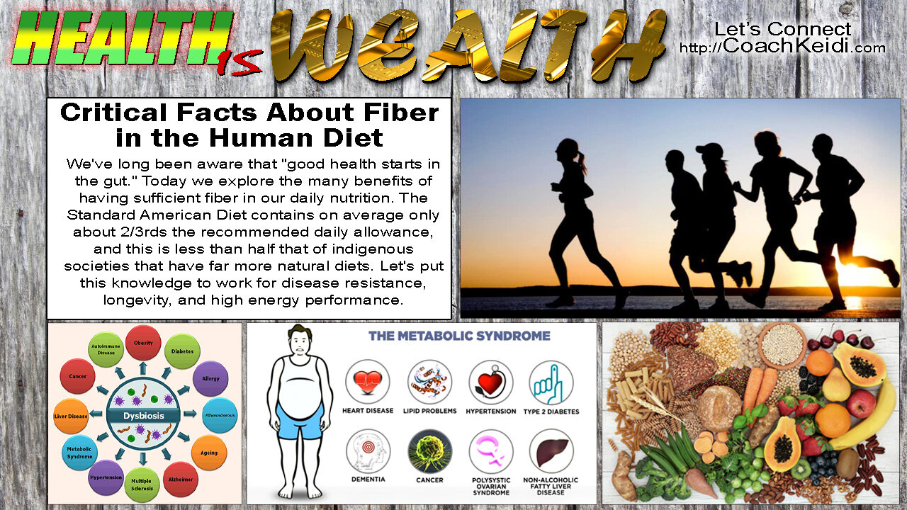 Critical Facts About Fiber in the Human Diet