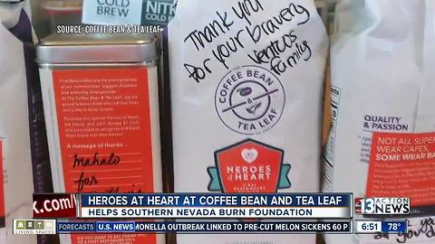 'Heroes at Heart' coffee and tea launches to benefit Firefighters of Southern Nevada Burn Foundation