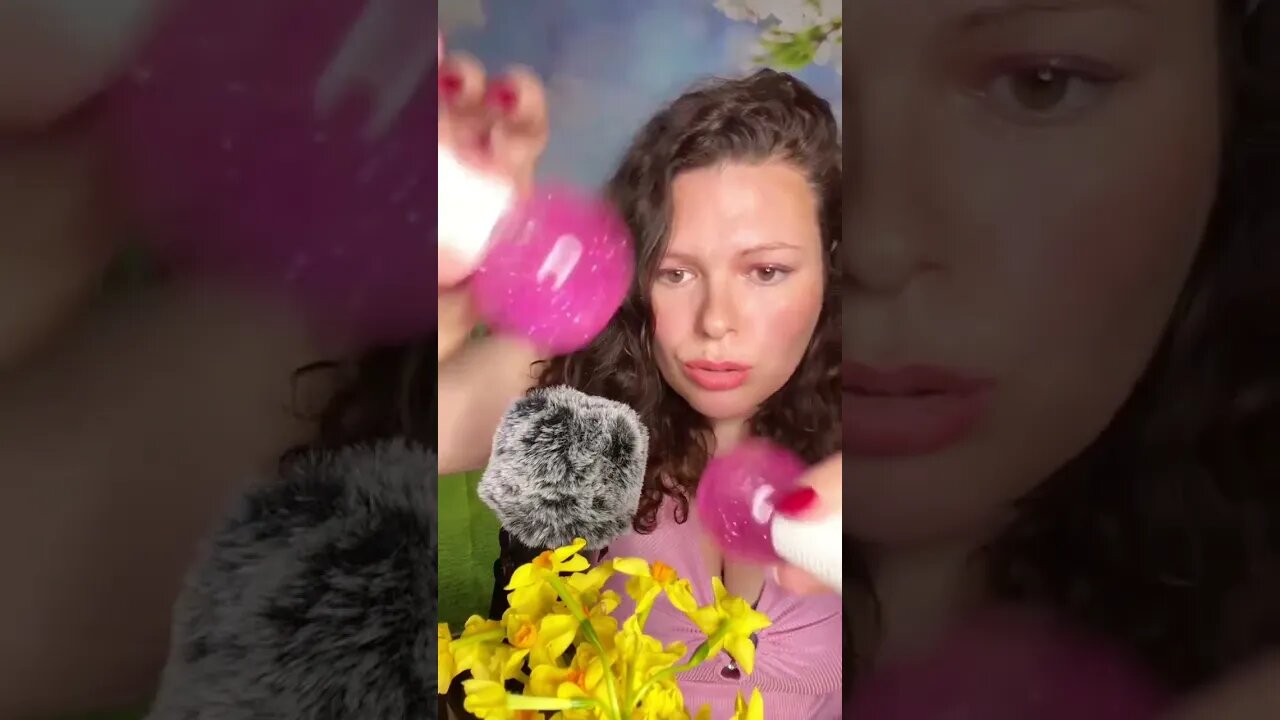 Ice Globes & Mouth Sounds for Relaxation 🌼 ASMR sounds 🌼 #asmr #shortsvideo #asmrshorts #shorts