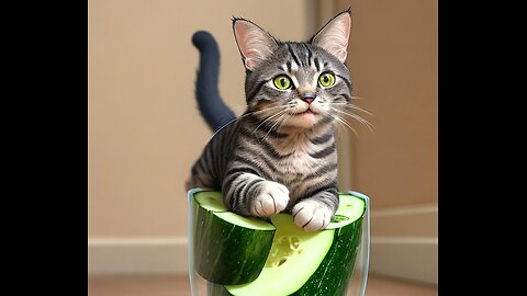 cat's vs cucumber 🥒