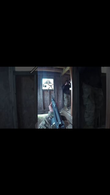 He Really Just Did Parkour in Airsoft | #Shorts