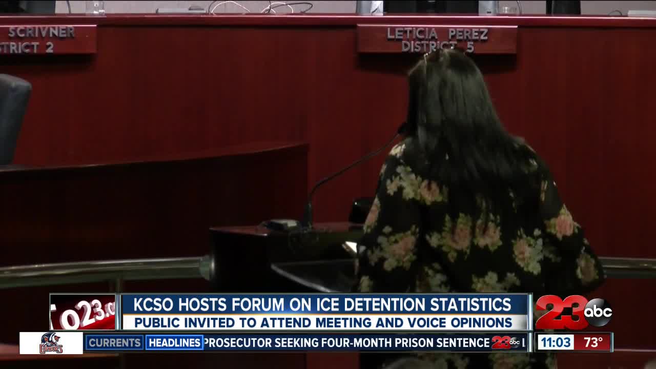 KCSO hosts forum on ice detention statistics