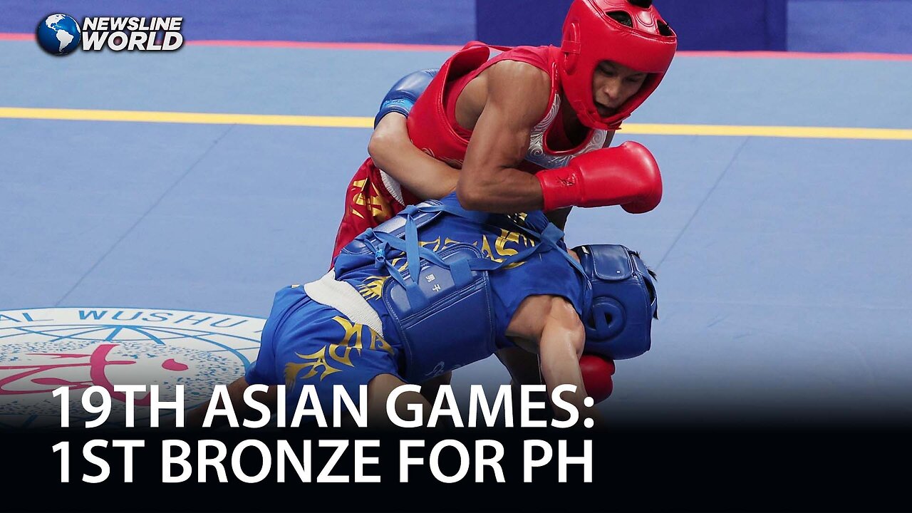 Wushu martial artist Arnel Mandal wins 1st bronze medal for PH at 19th Asian Games