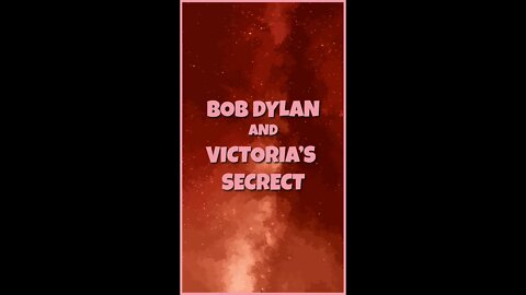 BOB DYLAN IN VICTORIAS SECRET - #CinemaFacts by #TylerPolani #shorts