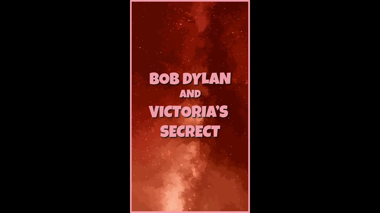 BOB DYLAN IN VICTORIAS SECRET - #CinemaFacts by #TylerPolani #shorts