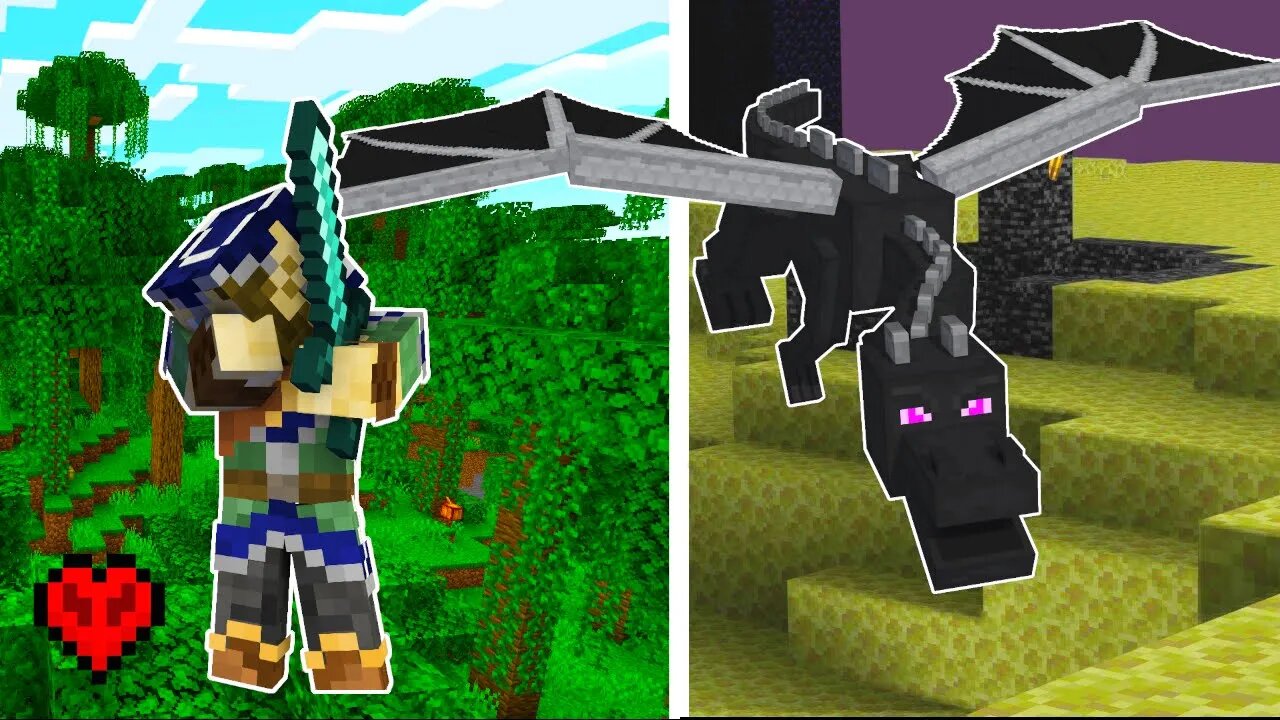 Preparing for the Ender Dragon Fight in Hardcore Minecraft 1.20