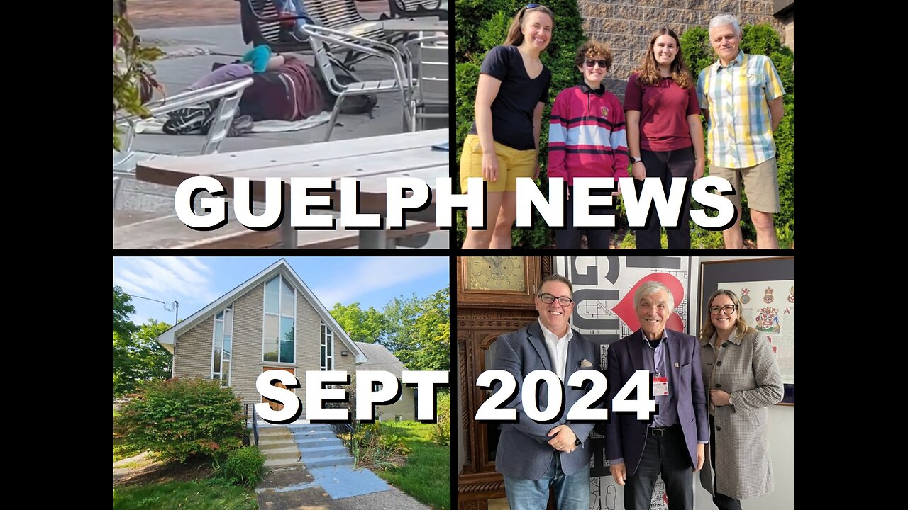 Guelph News Brief: Hunt for 11 MPs, U of G Climate Change Anxiety, Conestoga's Calamity | Sept 2024