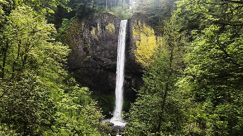 FULL HIKE to ABSOLUTELY GORGEOUS Lower & Upper Latourell Falls! | Columbia River Gorge | Oregon | 4K