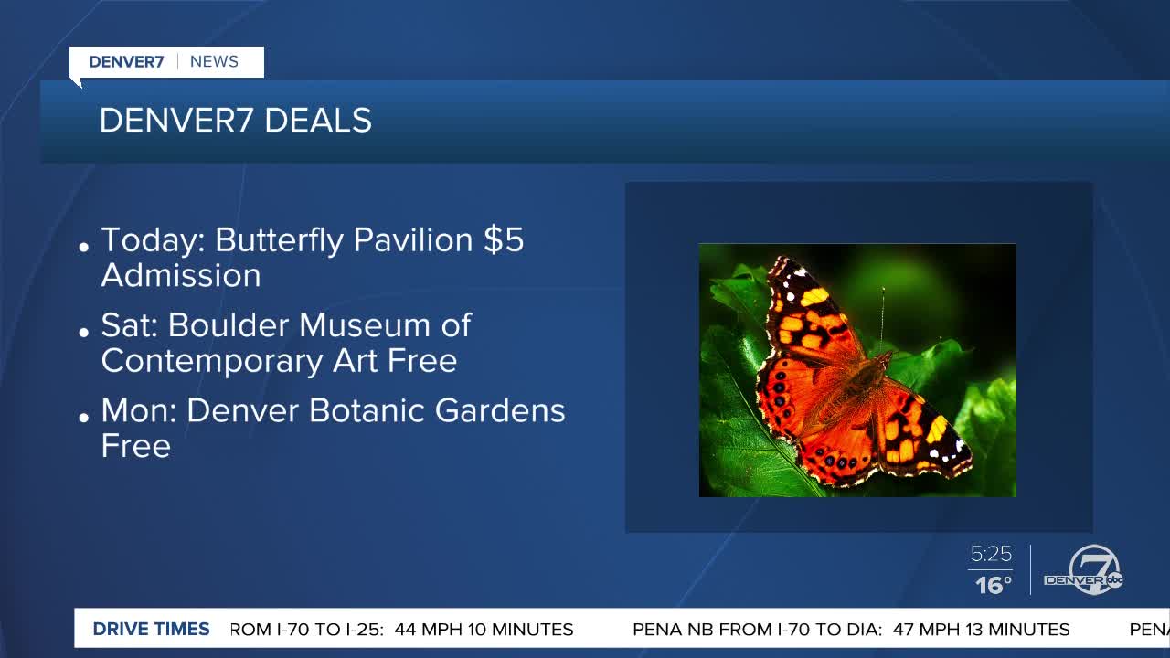 Butterfly Pavilion offering $5 admission today