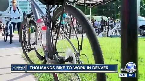 Thousands bike to work in Denver