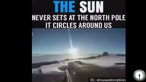 THE SUN NEVER SETS AT THE NORTH POLE