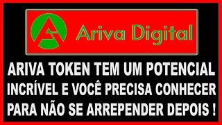 ARIVA TOKEN TEM UM POTENCIAL INCRÍVEL E VOCÊ PRECISA CONHECER PARA NÃO SE ARREPENDER DEPOIS !