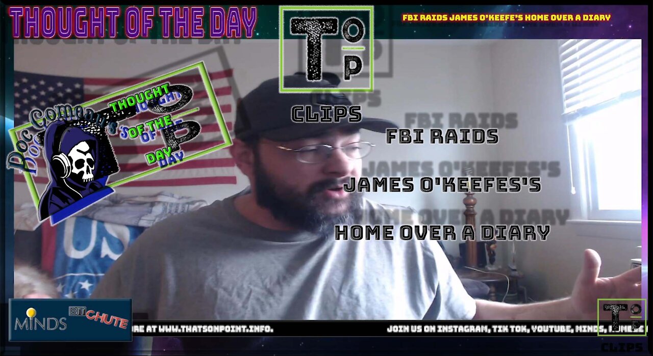 FBI Raids James O'Keefes's Home Over A Diary (Explicit)
