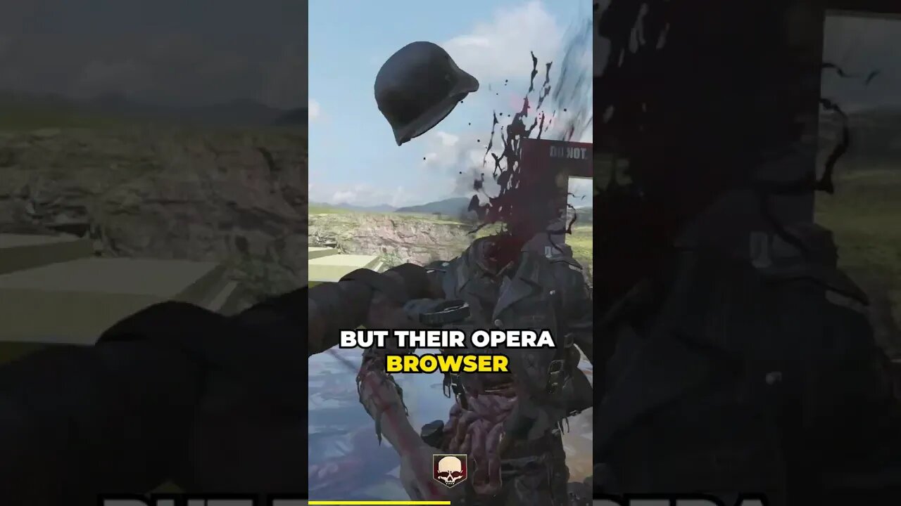 opera gaming is run by china - BRAIN CANCER (Call of Duty Zombies) #shorts