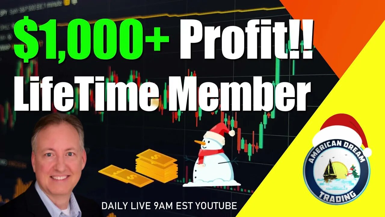 $1,000 Profit Lifetime Member Stock Market