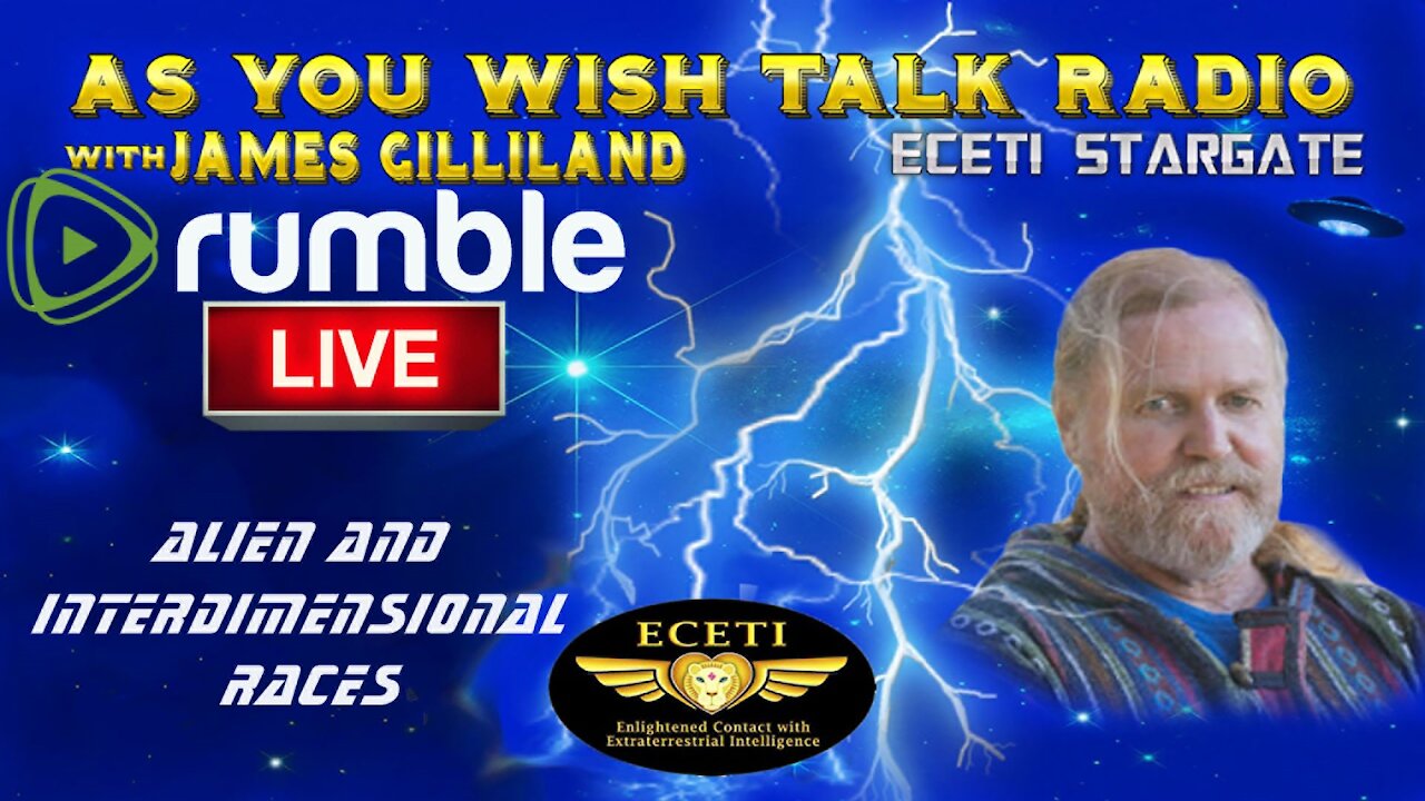 James Gilliland - LIVE As You Wish Talk Radio