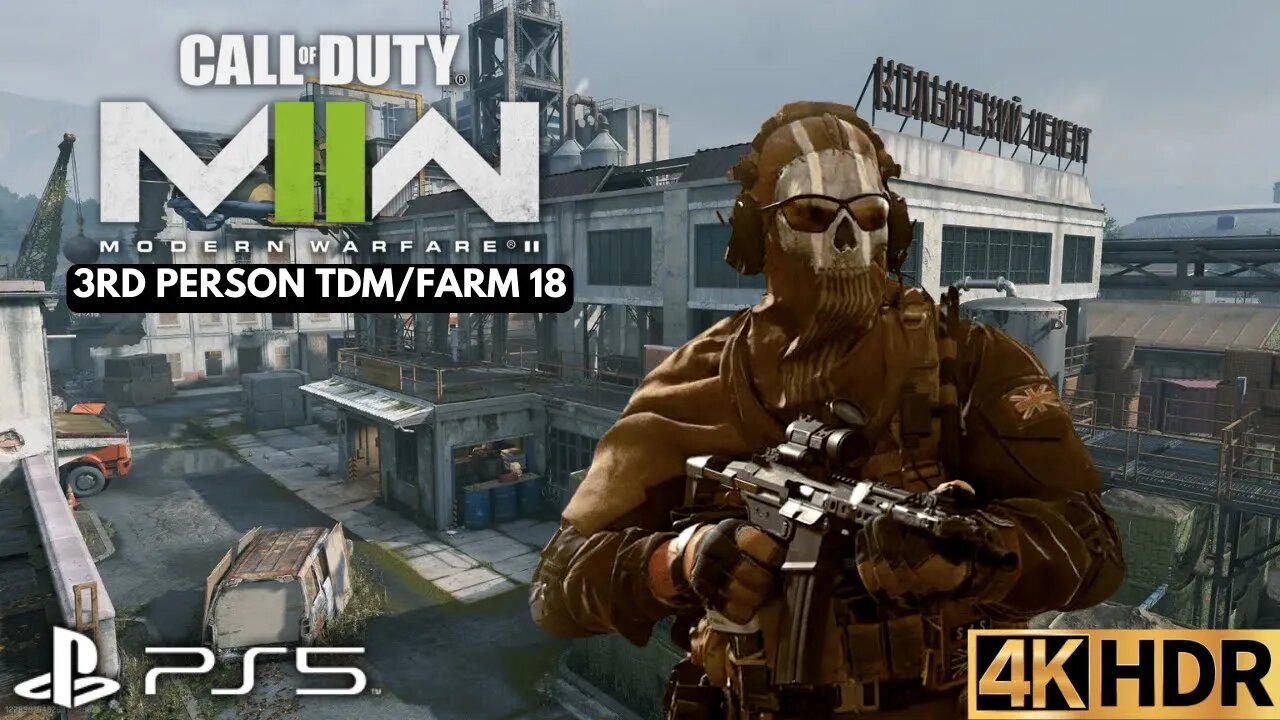 Call of Duty: Modern Warfare II Multiplayer | TDM on Farm 18 | PS5, PS4 | 4K (No Commentary Gaming)