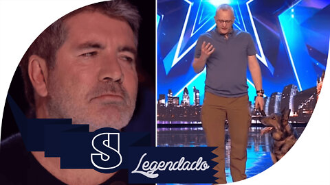 Finn- O cão que emocionou Simon Cowel | Britians Got Talent Legendado-PT