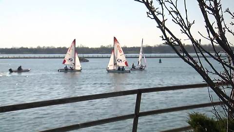 Hitting the water with the Canisius Varsity Sailing team