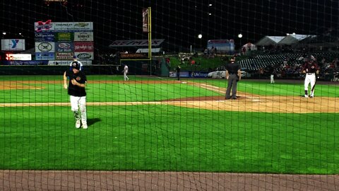 Bisons at Red Wings. Top of the ninth. 8/19/19. No hitter. T. J. ZEUCH .