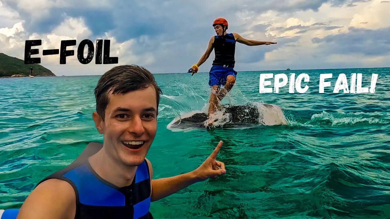 Exploring Thailand 🇹🇭 on a E-Foil 🏄‍♂️ (Epic Fail)