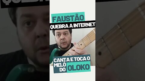 Faustão Quebra a Internet Tocando e Cantando o MELÔ DO OLOKO! #shorts