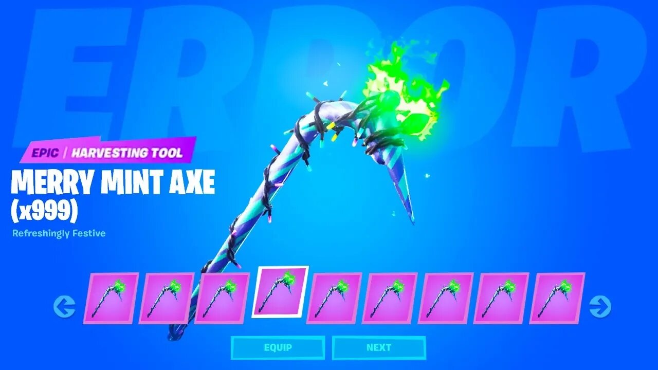 How to Get FREE UNLIMITED MERRY MINT PICKAXE CODES! (Fortnite)