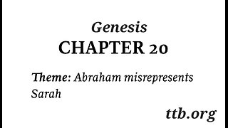 Genesis Chapter 20 (Bible Study)