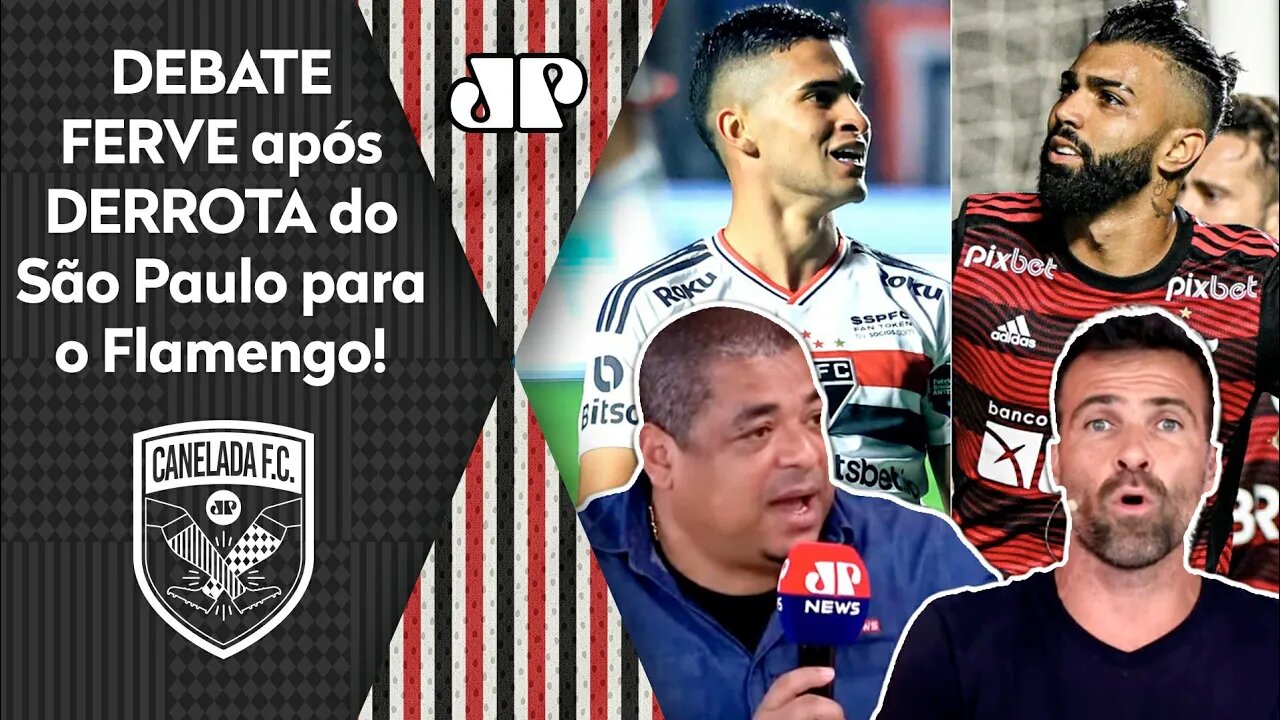 "QUÊ? CÊ É LOUCO?! O São Paulo contra o Flamengo..." Debate FERVE após 3 a 1 do Mengão!