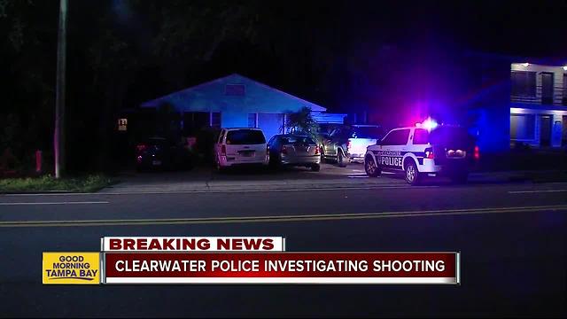 Two active police scenes as police investigate a shooting in Clearwater