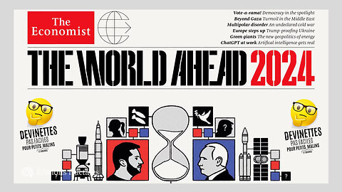 La nouvelle couverture THE ECONOMIST: The World ahead 2024 (Hd 1080)