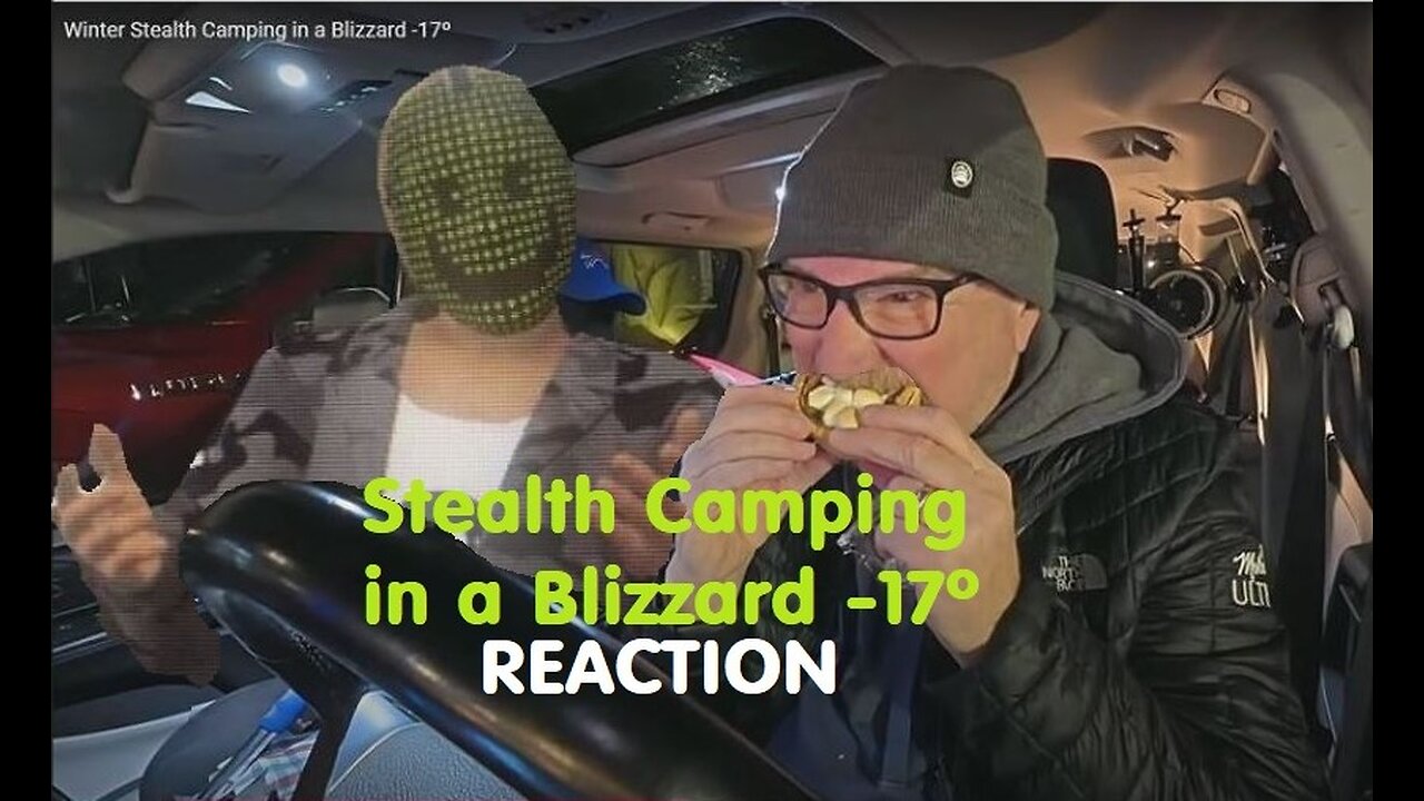 Ken Domik Reaction - Stealth Camping in a Blizzard -17º - Trolling