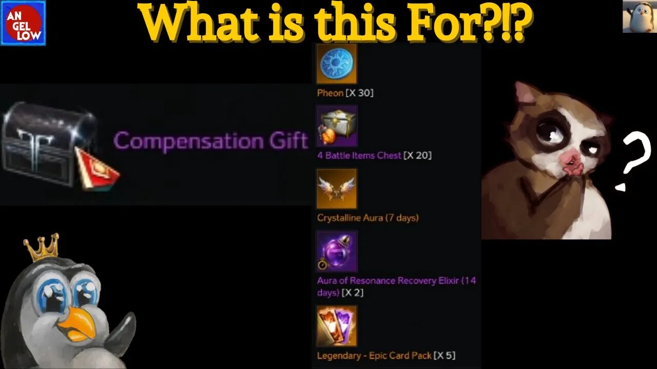 Opening the "Compensation Gift" From 1-18-23! Is this to make up for the NA West Server CAPCHAS?