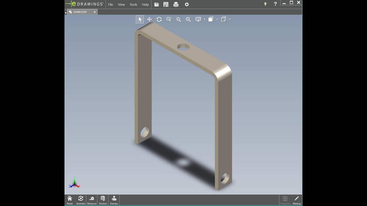 eDrawings .STP and .DXF Files