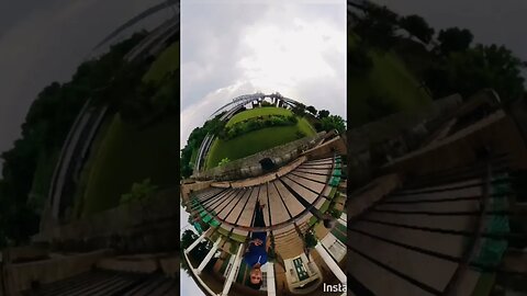 360 view of two bridges in the evening #shorts #insta360 #360video #360panorama