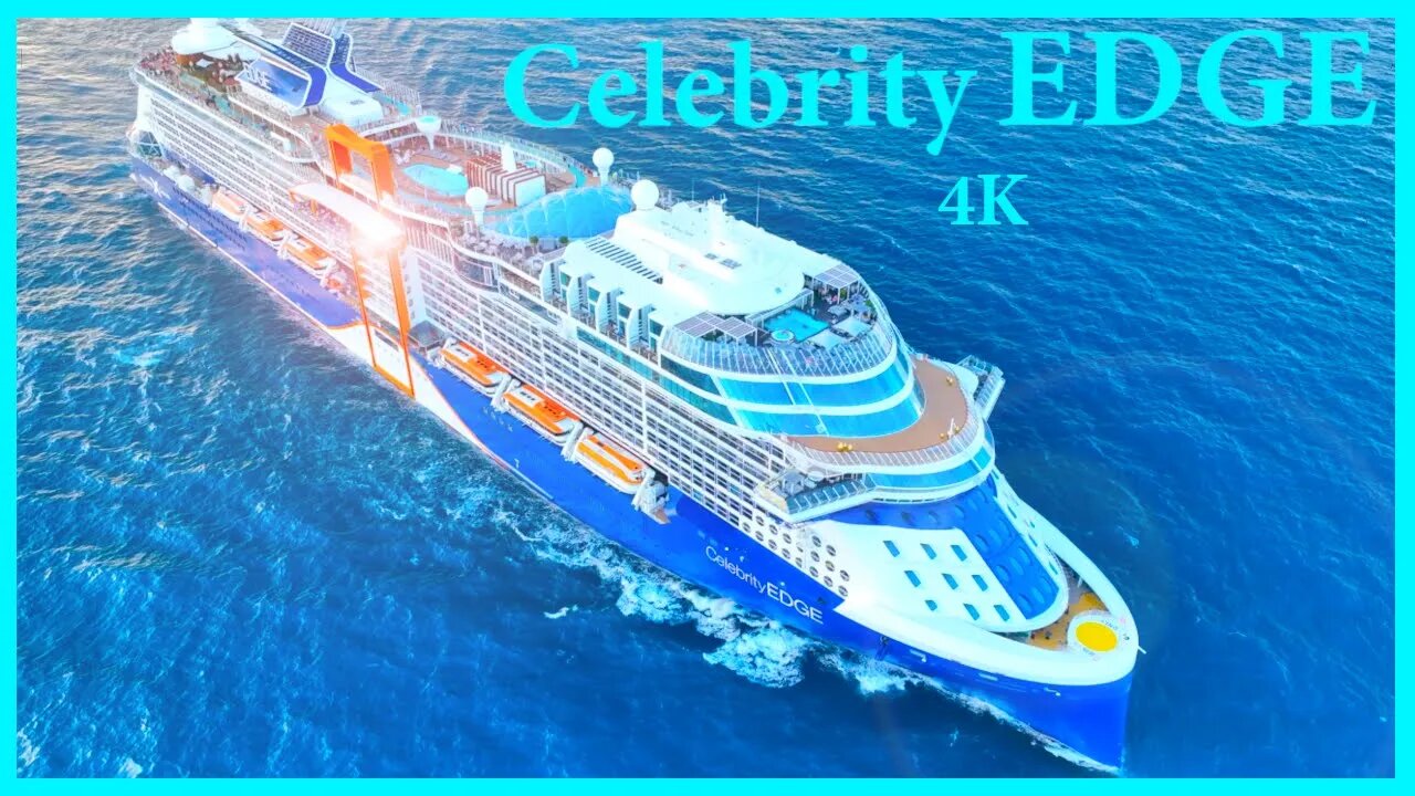 Celebrity Edge Departs Port Everglades - 4K