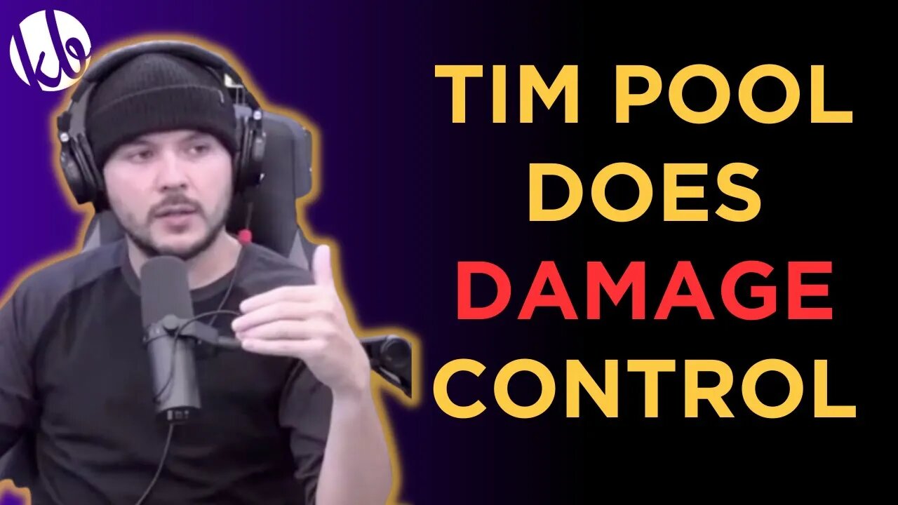 Tim Pool does DAMAGE CONTROL, streams response to Adam Crigler telling his story about TimcastIRL