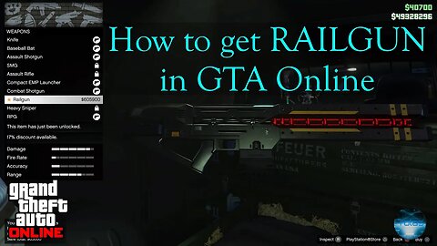 How to get railgun in GTA Online!